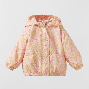 Zara toddler 2-3Y lightweight floral jacket